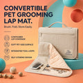 Orivessa™ Convertible Pet Grooming Lap Mat