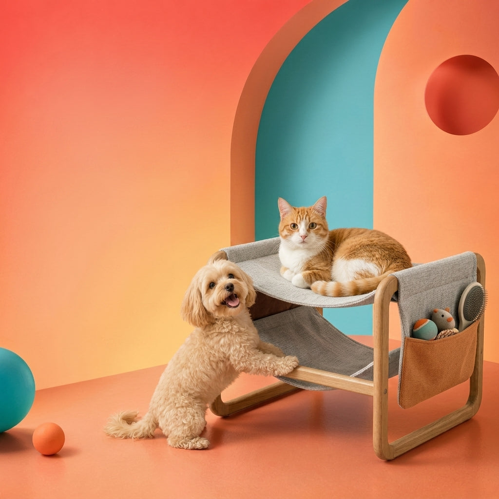 Orivessa™ DeskSide Pet Hammock Caddy
