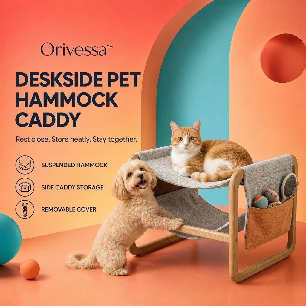 Orivessa™ DeskSide Pet Hammock Caddy